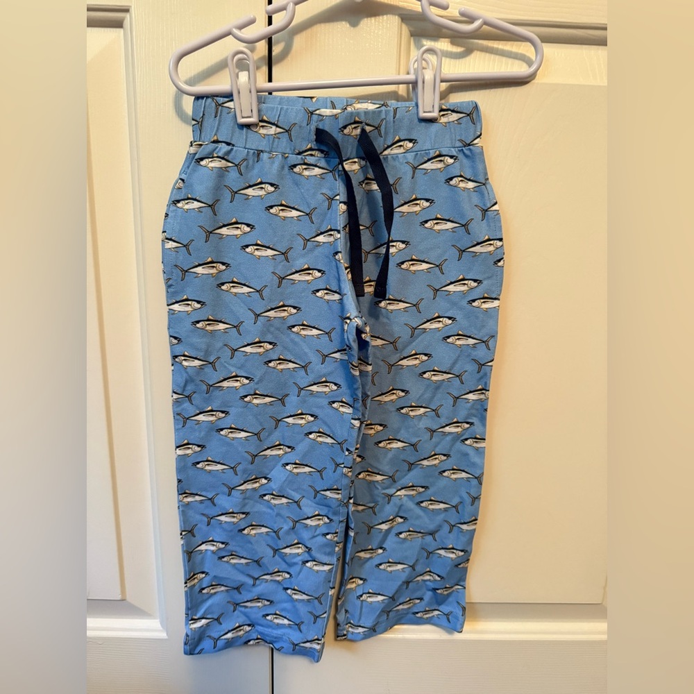 Prodoh Kids Blue Fish Print Pajama Pants